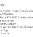 PC Laptop Thin 15.6FHD i5 RTX4050 16ram512gb MSi (7)