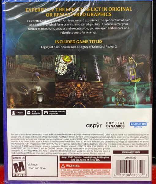 PS5 Legacy of Kain Soul Reaver 1 y 2 Remastered – GameStation