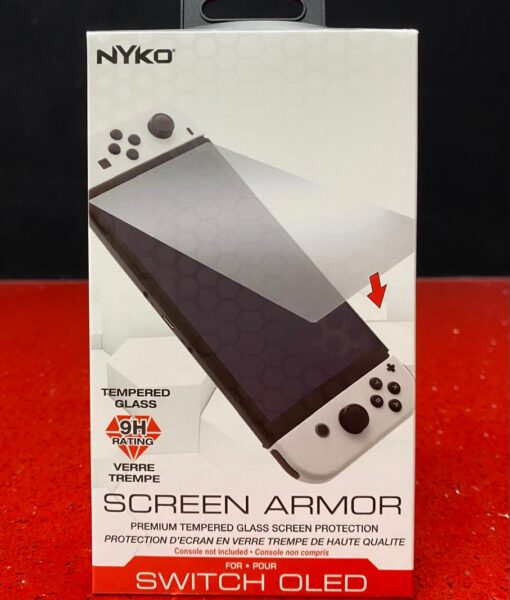 NSW item Screen Armor Tempered Glass OLED NYKO