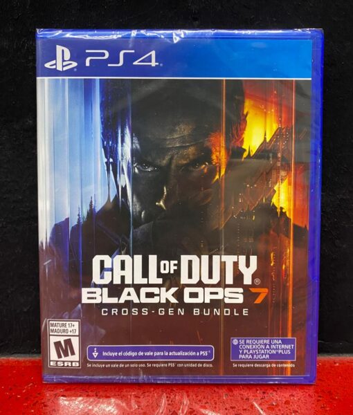 PS4 Call Of Duty Black Ops 7 game
